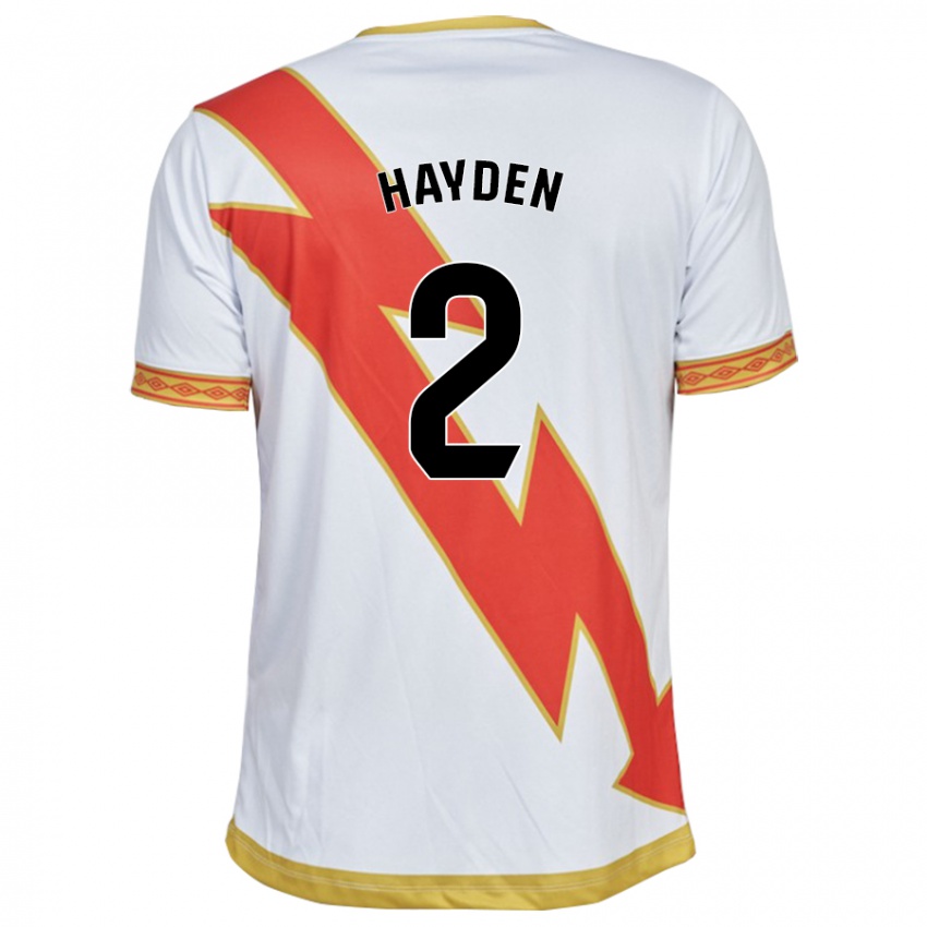 Kinder Danielle Hayden #2 Weiß Heimtrikot Trikot 2023/24 T-Shirt Schweiz