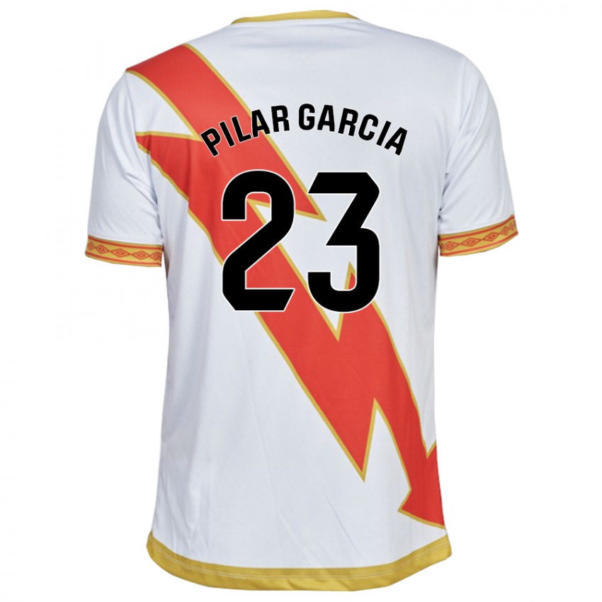 Kinder María Pilar García Villalba #23 Weiß Heimtrikot Trikot 2023/24 T-Shirt Schweiz