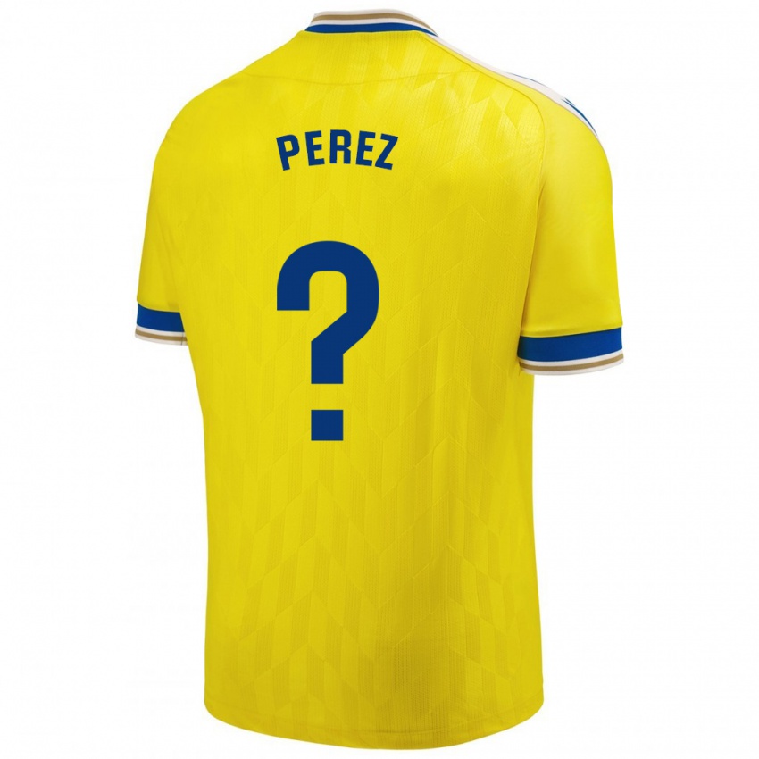Kinder Ángel Pérez #0 Gelb Heimtrikot Trikot 2023/24 T-Shirt Schweiz
