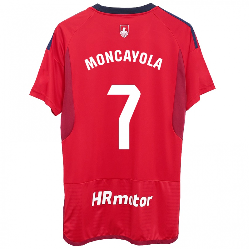 Kinder Jon Moncayola #7 Rot Heimtrikot Trikot 2023/24 T-Shirt Schweiz