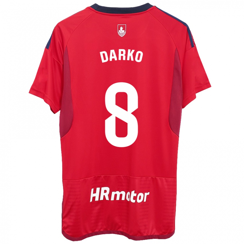 Kinder Darko Brasanac #8 Rot Heimtrikot Trikot 2023/24 T-Shirt Schweiz