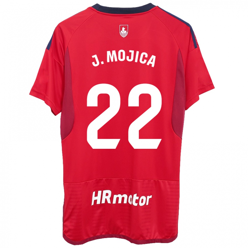 Kinder Johan Mojica #22 Rot Heimtrikot Trikot 2023/24 T-Shirt Schweiz