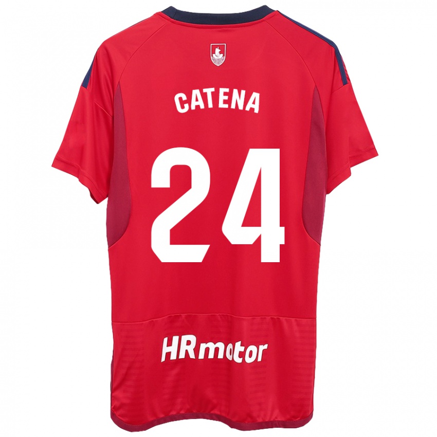 Kinder Alejandro Catena #24 Rot Heimtrikot Trikot 2023/24 T-Shirt Schweiz