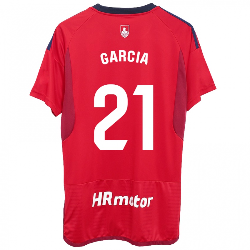 Kinder Jon García #21 Rot Heimtrikot Trikot 2023/24 T-Shirt Schweiz