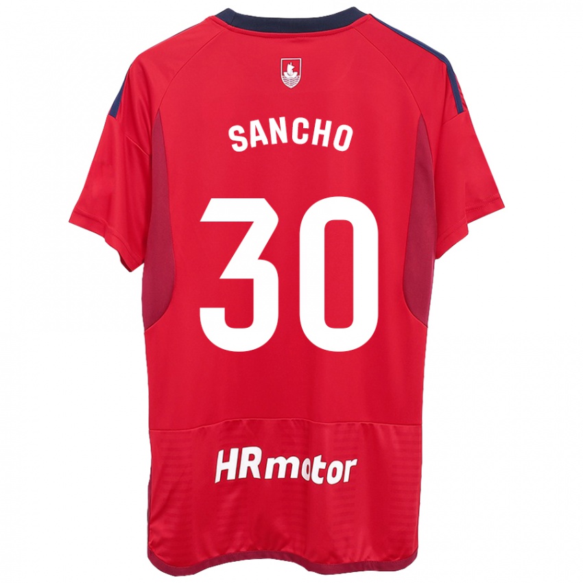 Kinder Dani Sancho #30 Rot Heimtrikot Trikot 2023/24 T-Shirt Schweiz