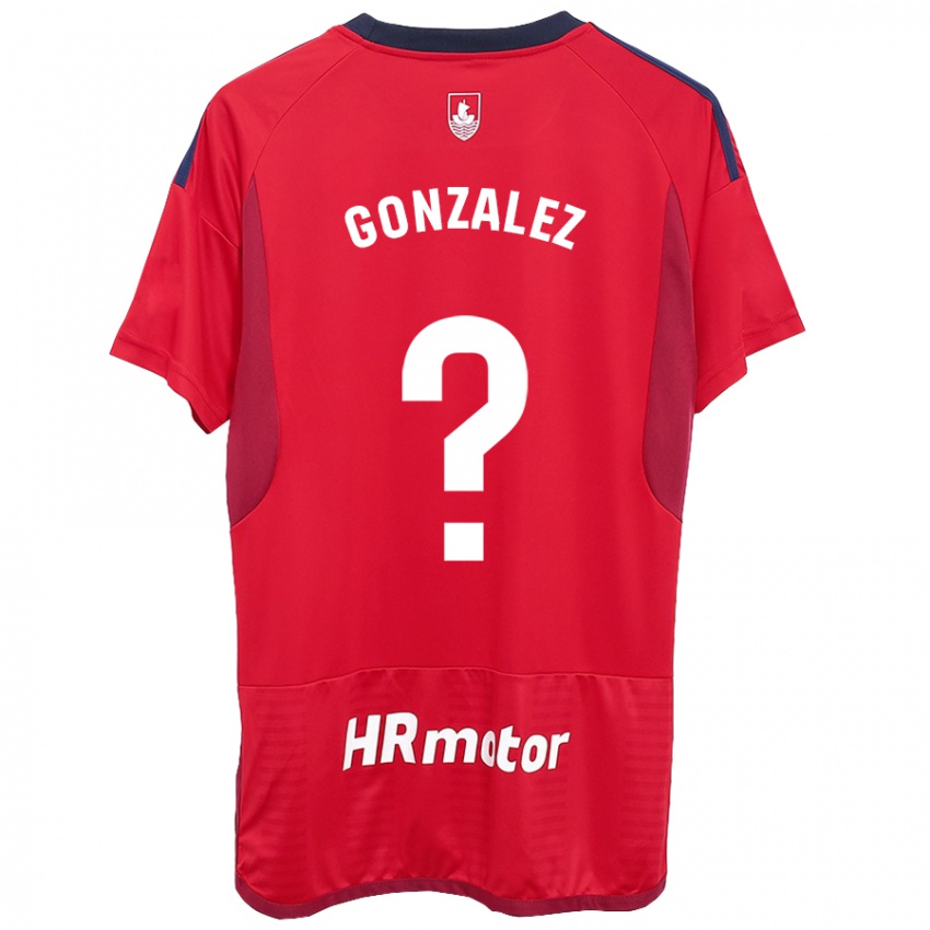 Kinder Iker González #0 Rot Heimtrikot Trikot 2023/24 T-Shirt Schweiz