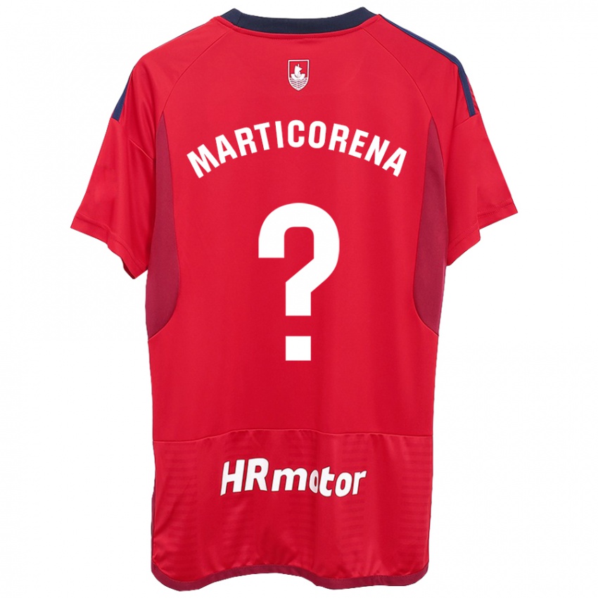 Kinder Ander Marticorena #0 Rot Heimtrikot Trikot 2023/24 T-Shirt Schweiz