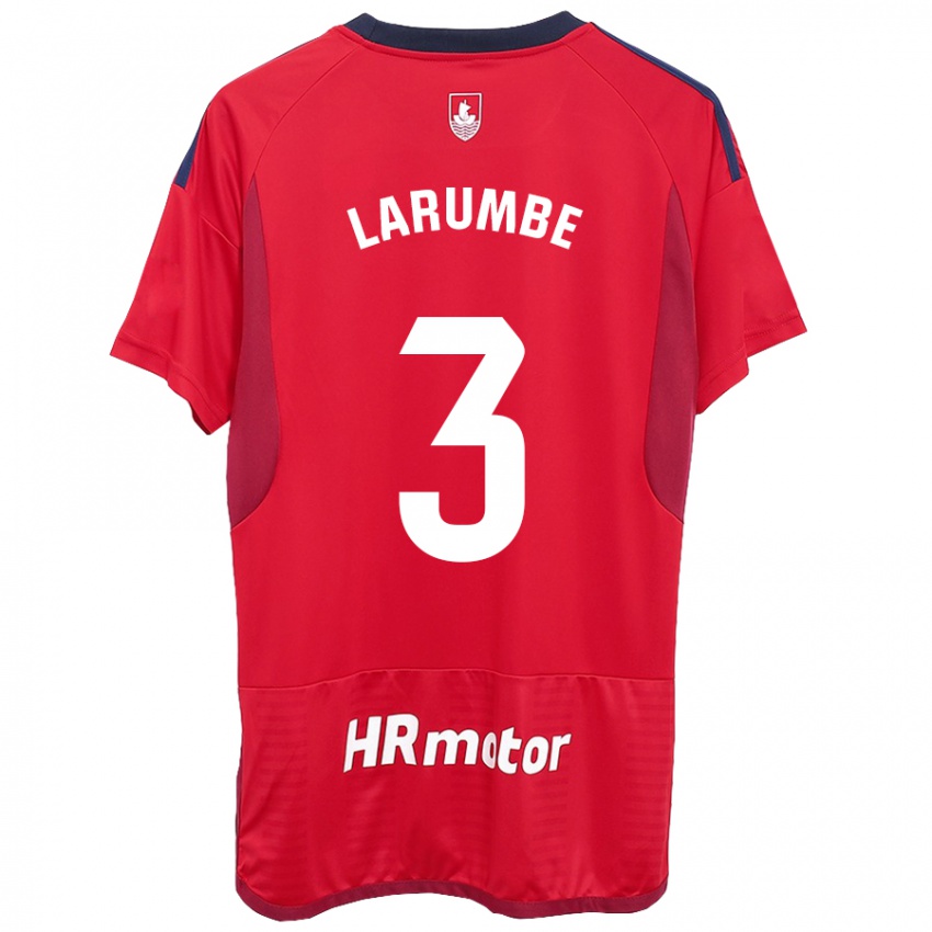 Kinder Saioa Larumbe Beloqui #3 Rot Heimtrikot Trikot 2023/24 T-Shirt Schweiz