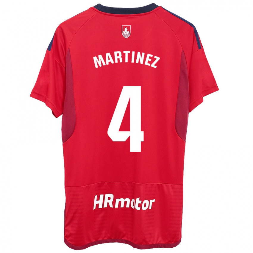 Kinder Vera Martínez Viota #4 Rot Heimtrikot Trikot 2023/24 T-Shirt Schweiz