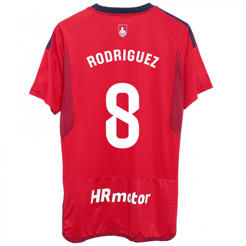 Kinder Vanessa Rodríguez Iribarren #8 Rot Heimtrikot Trikot 2023/24 T-Shirt Schweiz