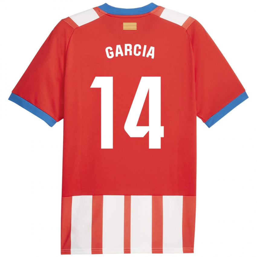 Kinder Aleix García #14 Rot-Weiss Heimtrikot Trikot 2023/24 T-Shirt Schweiz