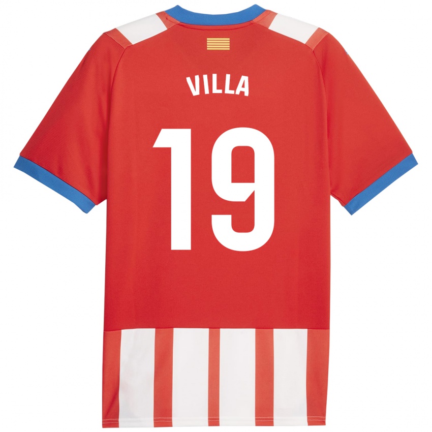 Kinder Toni Villa #19 Rot-Weiss Heimtrikot Trikot 2023/24 T-Shirt Schweiz