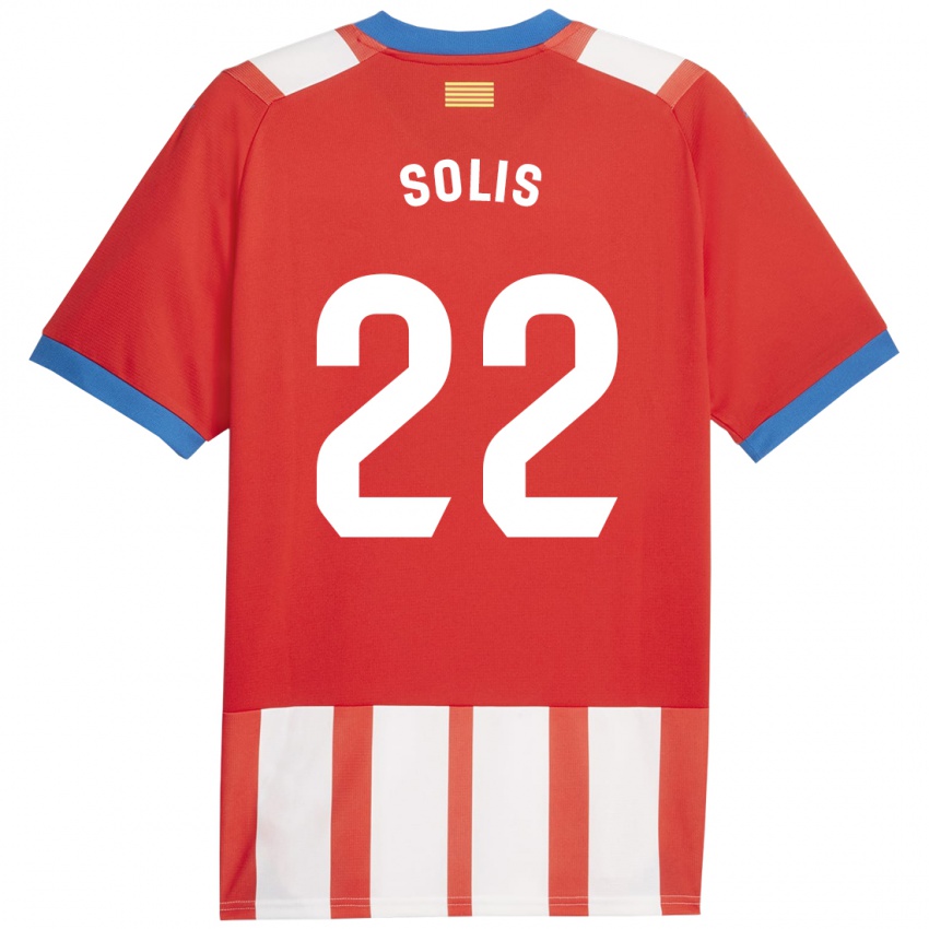 Kinder Jhon Solís #22 Rot-Weiss Heimtrikot Trikot 2023/24 T-Shirt Schweiz