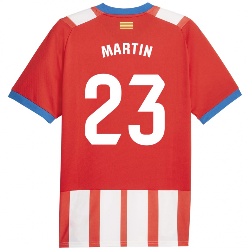 Kinder Iván Martín #23 Rot-Weiss Heimtrikot Trikot 2023/24 T-Shirt Schweiz