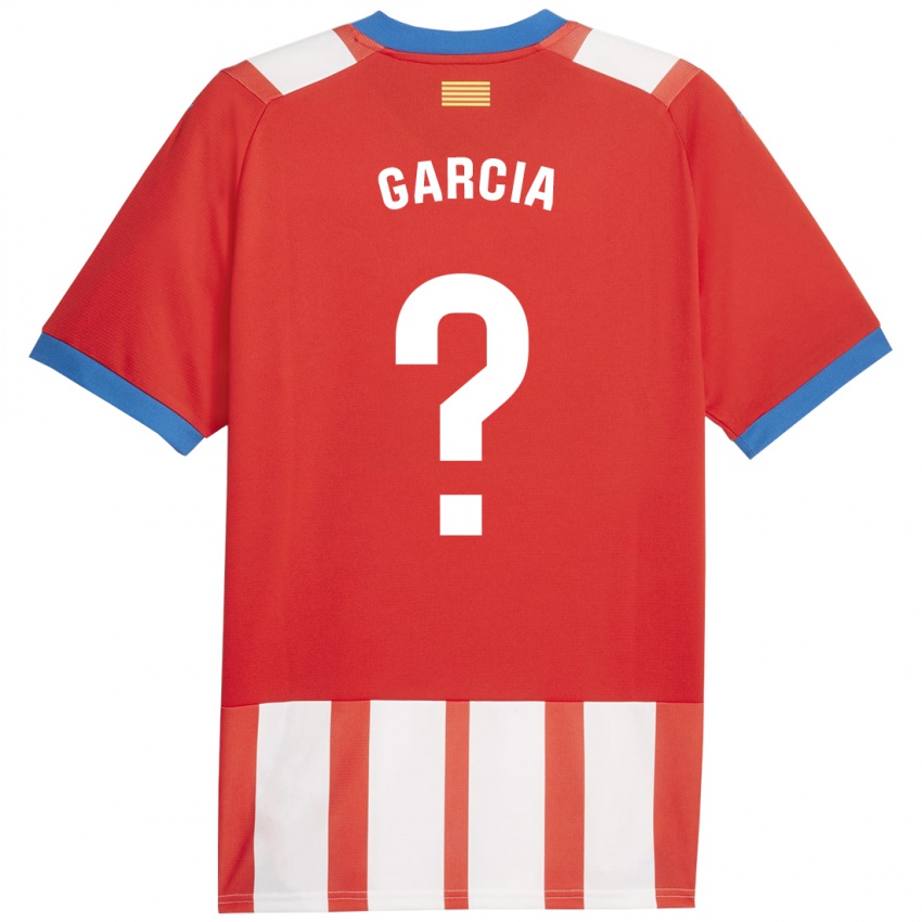 Kinder Jastin García #0 Rot-Weiss Heimtrikot Trikot 2023/24 T-Shirt Schweiz