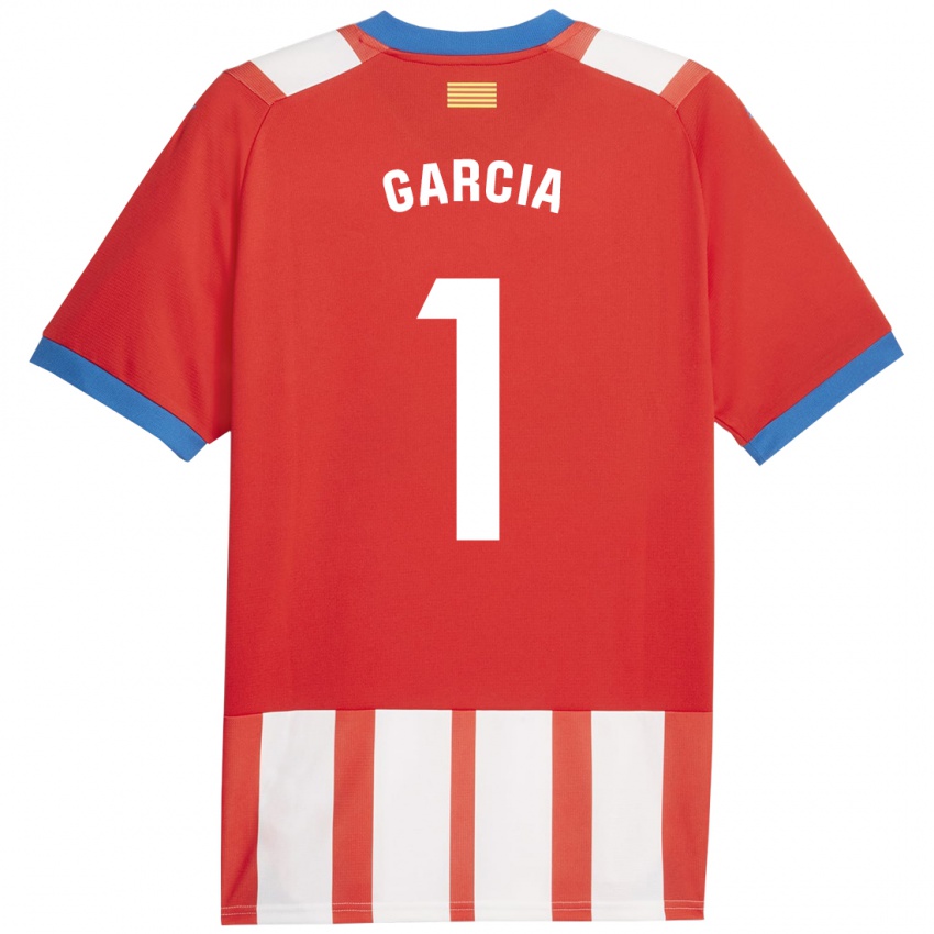 Kinder Lucas García #1 Rot-Weiss Heimtrikot Trikot 2023/24 T-Shirt Schweiz