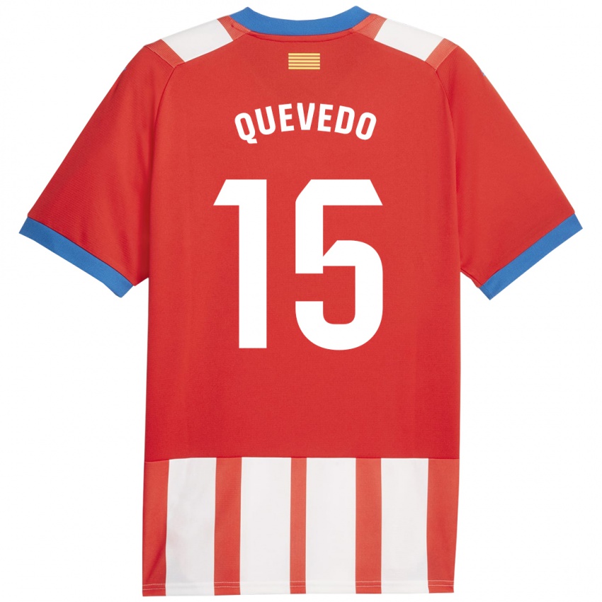 Kinder Erik Quevedo #15 Rot-Weiss Heimtrikot Trikot 2023/24 T-Shirt Schweiz