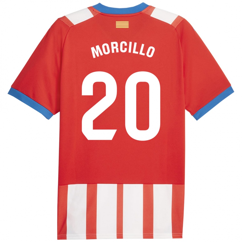 Kinder Luis Morcillo #20 Rot-Weiss Heimtrikot Trikot 2023/24 T-Shirt Schweiz