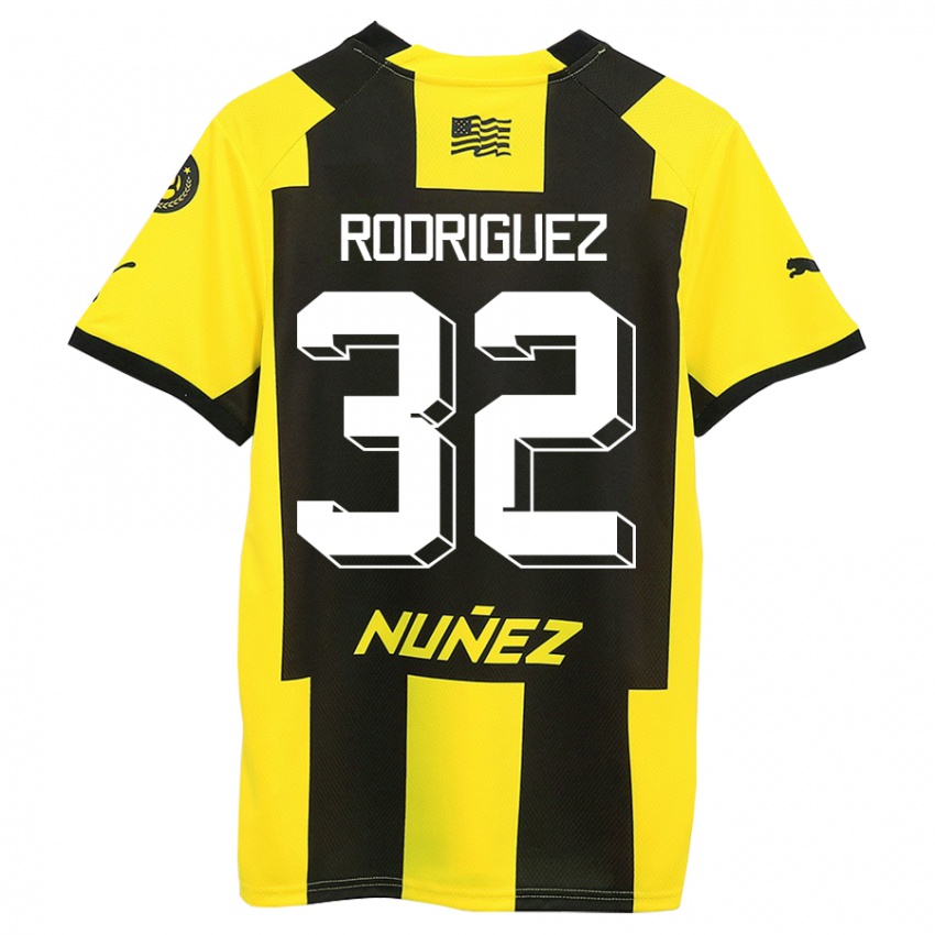 Kinder Randall Rodríguez #32 Gelb Schwarz Heimtrikot Trikot 2023/24 T-Shirt Schweiz