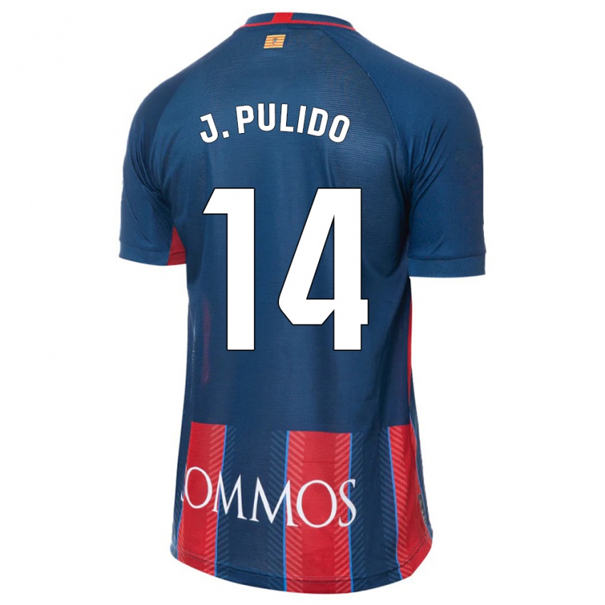 Kinder Jorge Pulido #14 Marine Heimtrikot Trikot 2023/24 T-Shirt Schweiz