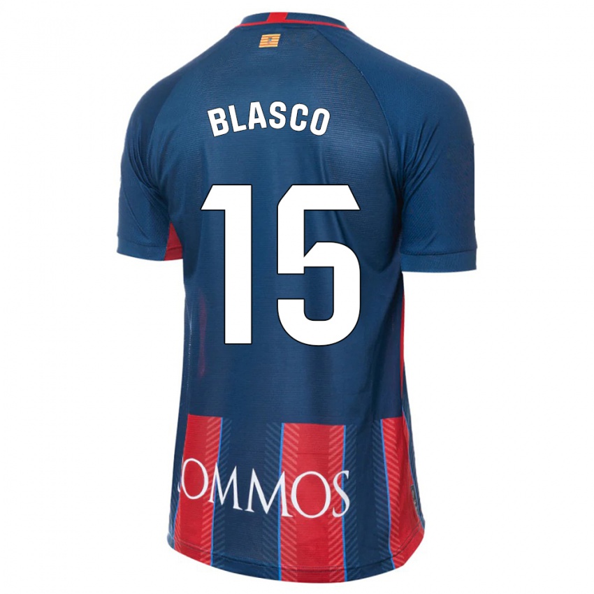 Kinder Jérémy Blasco #15 Marine Heimtrikot Trikot 2023/24 T-Shirt Schweiz