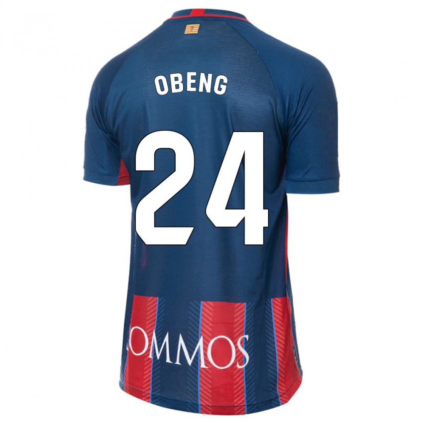 Kinder Samuel Obeng #24 Marine Heimtrikot Trikot 2023/24 T-Shirt Schweiz