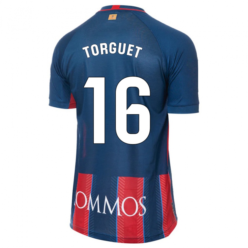 Kinder Miguel Torguet #16 Marine Heimtrikot Trikot 2023/24 T-Shirt Schweiz