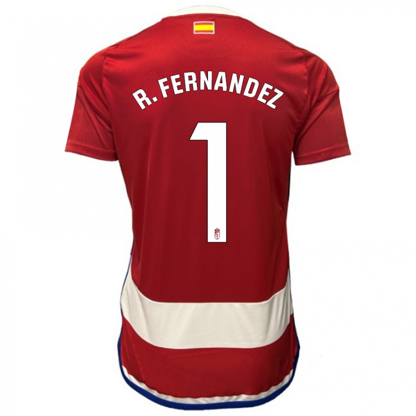 Kinder Raúl Fernández #1 Rot Heimtrikot Trikot 2023/24 T-Shirt Schweiz