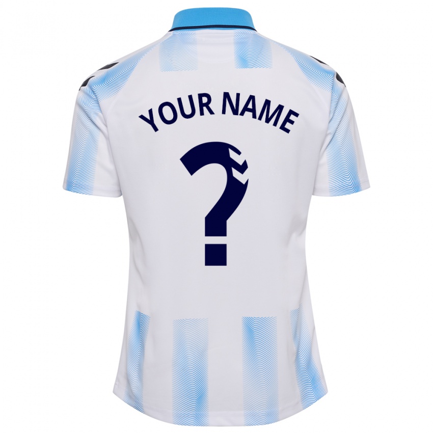 Kinder Ihren Namen #0 Weiß Blau Heimtrikot Trikot 2023/24 T-Shirt Schweiz
