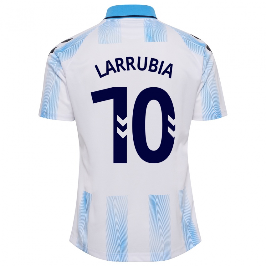 Kinder David Larrubia #10 Weiß Blau Heimtrikot Trikot 2023/24 T-Shirt Schweiz