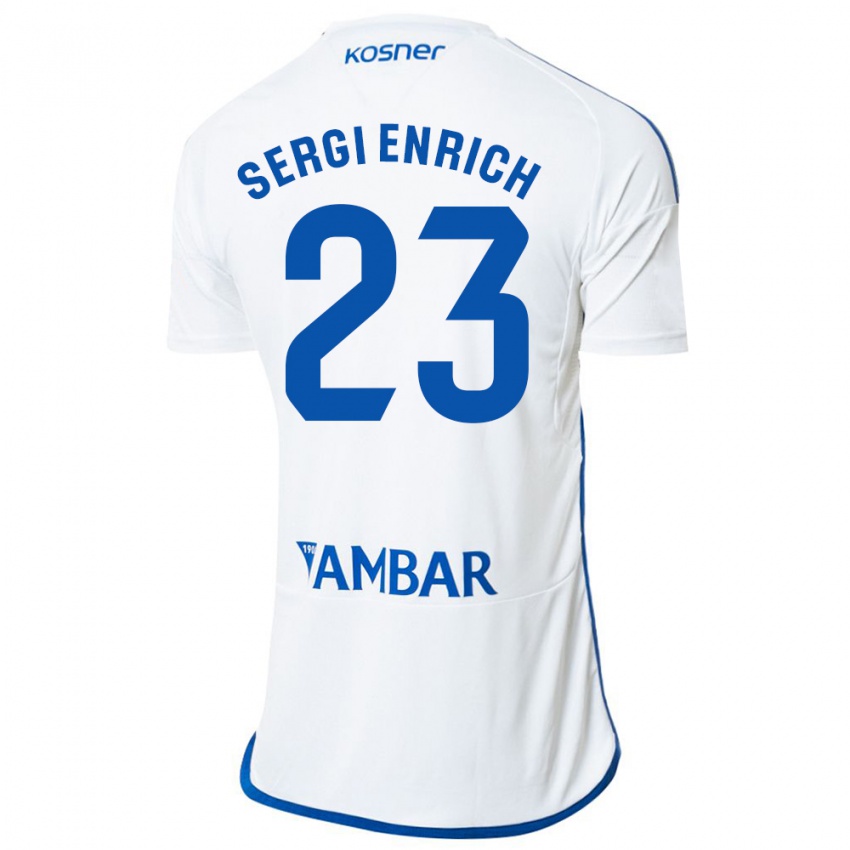 Kinder Sergi Enrich #23 Weiß Heimtrikot Trikot 2023/24 T-Shirt Schweiz