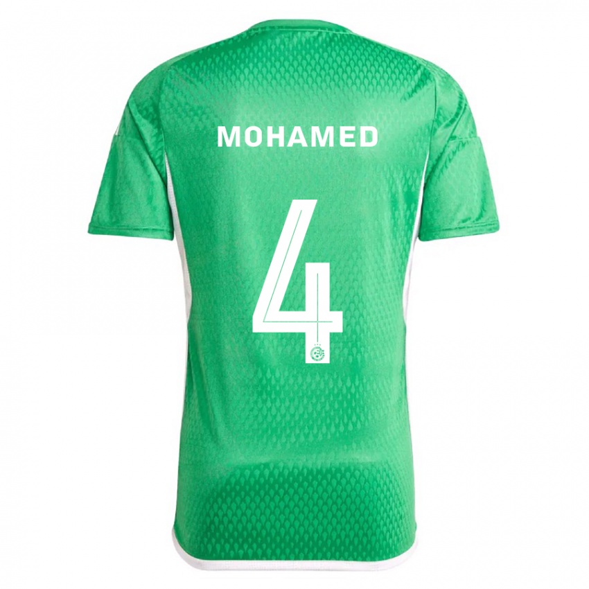 Kinder Ali Mohamed #4 Weiß Blau Heimtrikot Trikot 2023/24 T-Shirt Schweiz