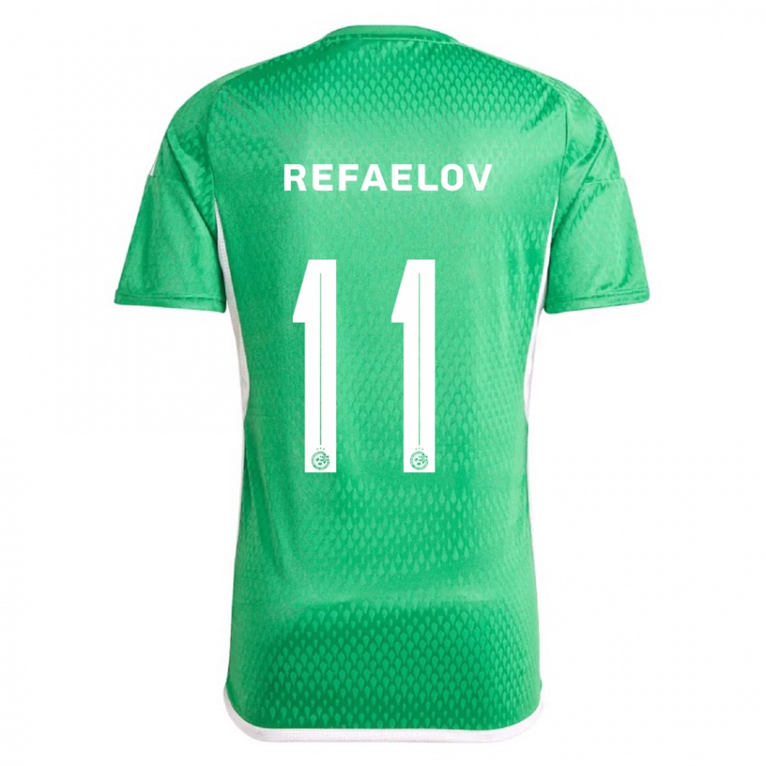 Kinder Lior Refaelov #11 Weiß Blau Heimtrikot Trikot 2023/24 T-Shirt Schweiz