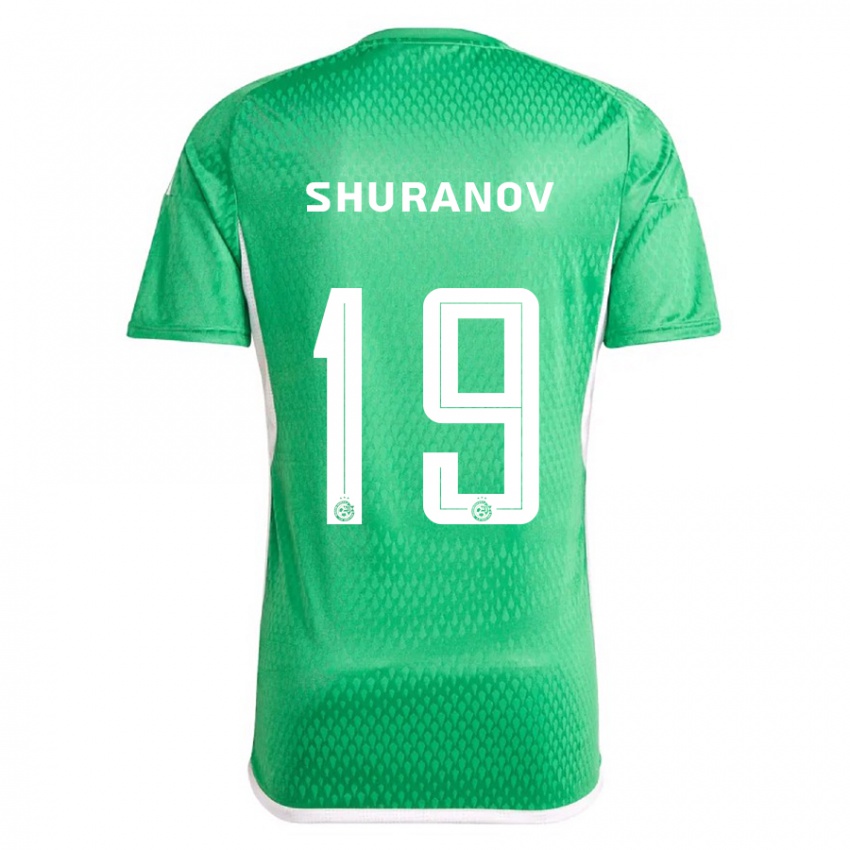 Kinder Erik Shuranov #19 Weiß Blau Heimtrikot Trikot 2023/24 T-Shirt Schweiz