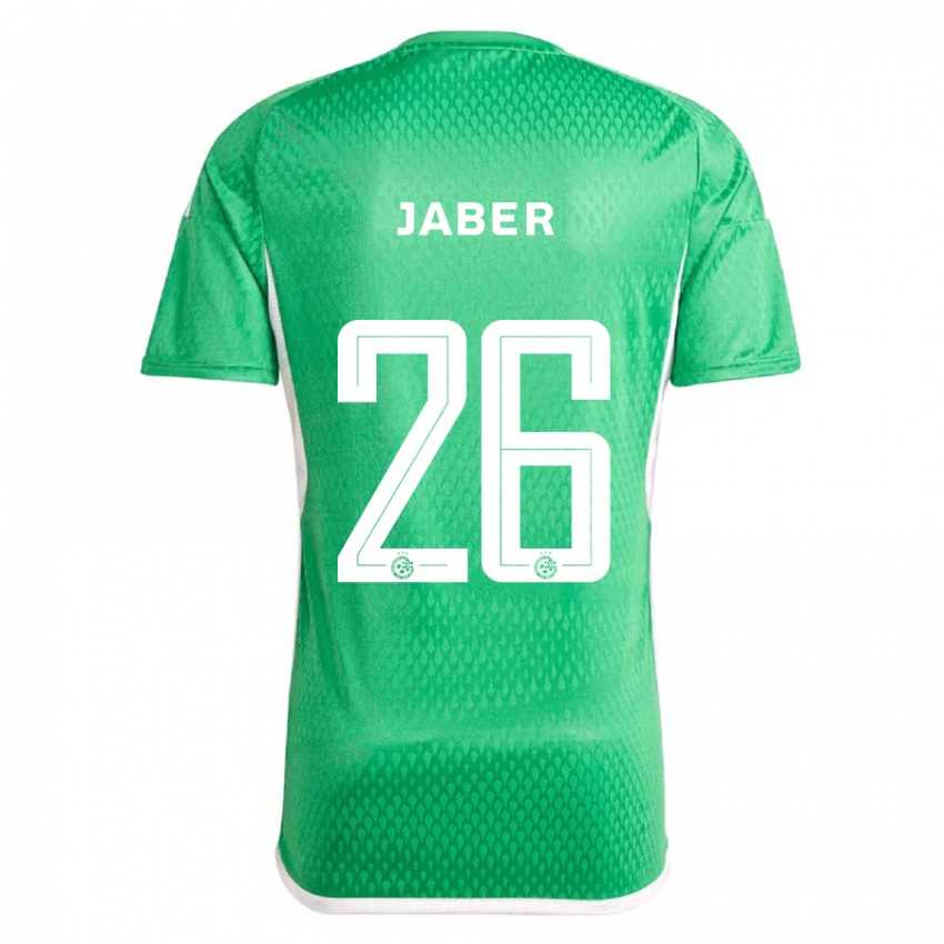 Kinder Mahmoud Jaber #26 Weiß Blau Heimtrikot Trikot 2023/24 T-Shirt Schweiz