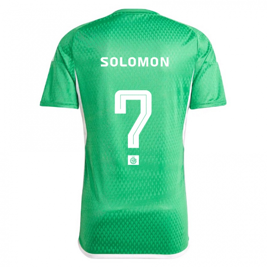 Kinder Itay Solomon #0 Weiß Blau Heimtrikot Trikot 2023/24 T-Shirt Schweiz