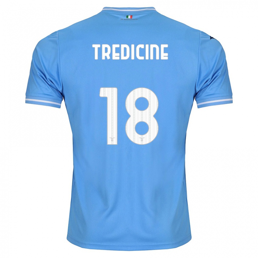 Kinder Manuel Tredicine #18 Blau Heimtrikot Trikot 2023/24 T-Shirt Schweiz
