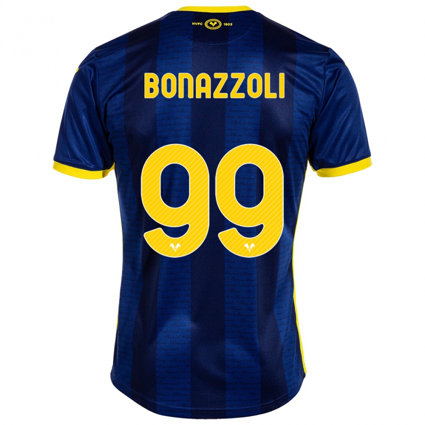 Kinder Federico Bonazzoli #99 Marine Heimtrikot Trikot 2023/24 T-Shirt Schweiz