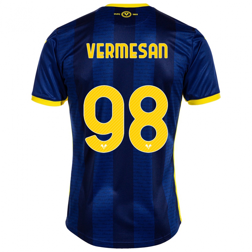 Kinder Ioan Vermesan #98 Marine Heimtrikot Trikot 2023/24 T-Shirt Schweiz