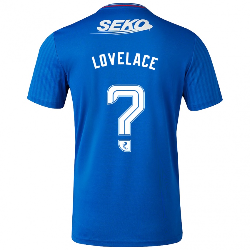 Kinder Zak Lovelace #0 Blau Heimtrikot Trikot 2023/24 T-Shirt Schweiz