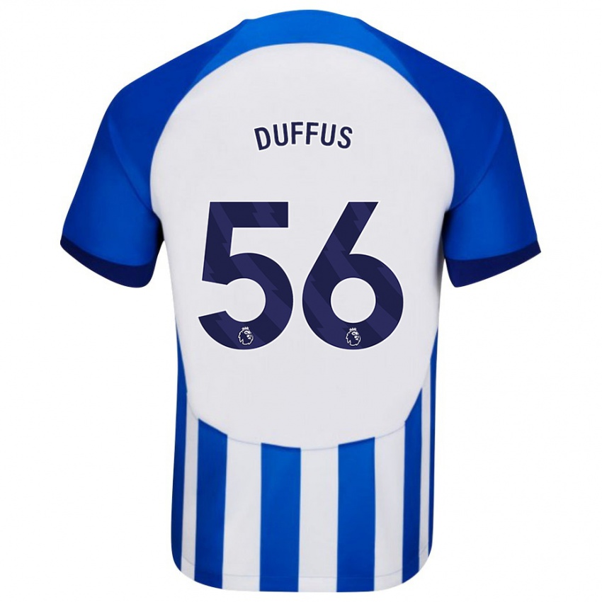 Kinder Josh Duffus #56 Blau Heimtrikot Trikot 2023/24 T-Shirt Schweiz