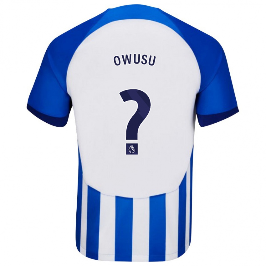 Kinder Yussif Owusu #0 Blau Heimtrikot Trikot 2023/24 T-Shirt Schweiz