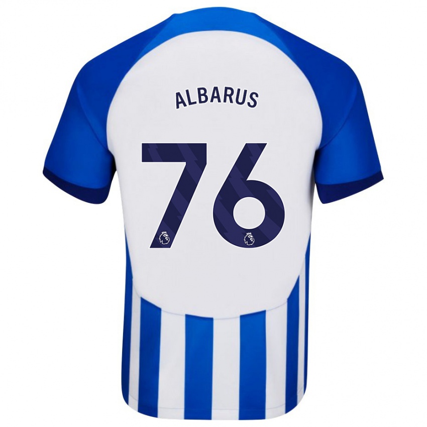 Kinder Zane Albarus #76 Blau Heimtrikot Trikot 2023/24 T-Shirt Schweiz