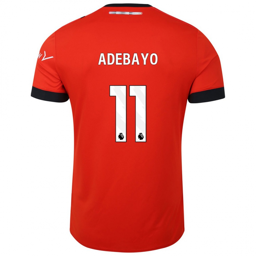 Kinder Elijah Adebayo #11 Rot Heimtrikot Trikot 2023/24 T-Shirt Schweiz