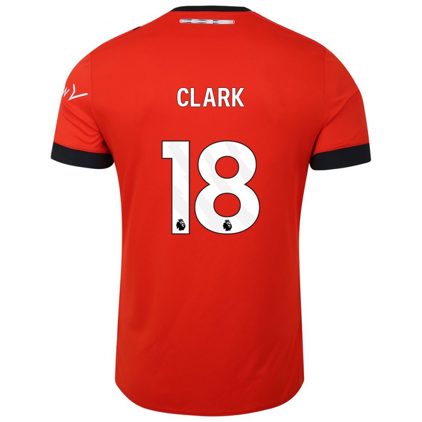 Kinder Jordan Clark #18 Rot Heimtrikot Trikot 2023/24 T-Shirt Schweiz