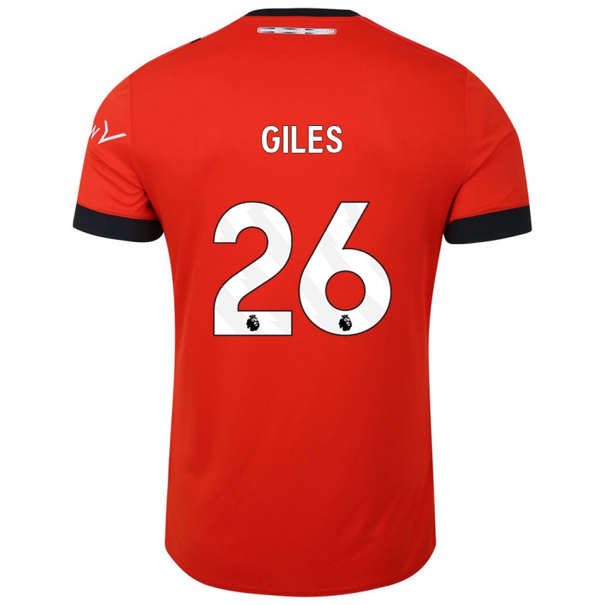 Kinder Ryan Giles #26 Rot Heimtrikot Trikot 2023/24 T-Shirt Schweiz