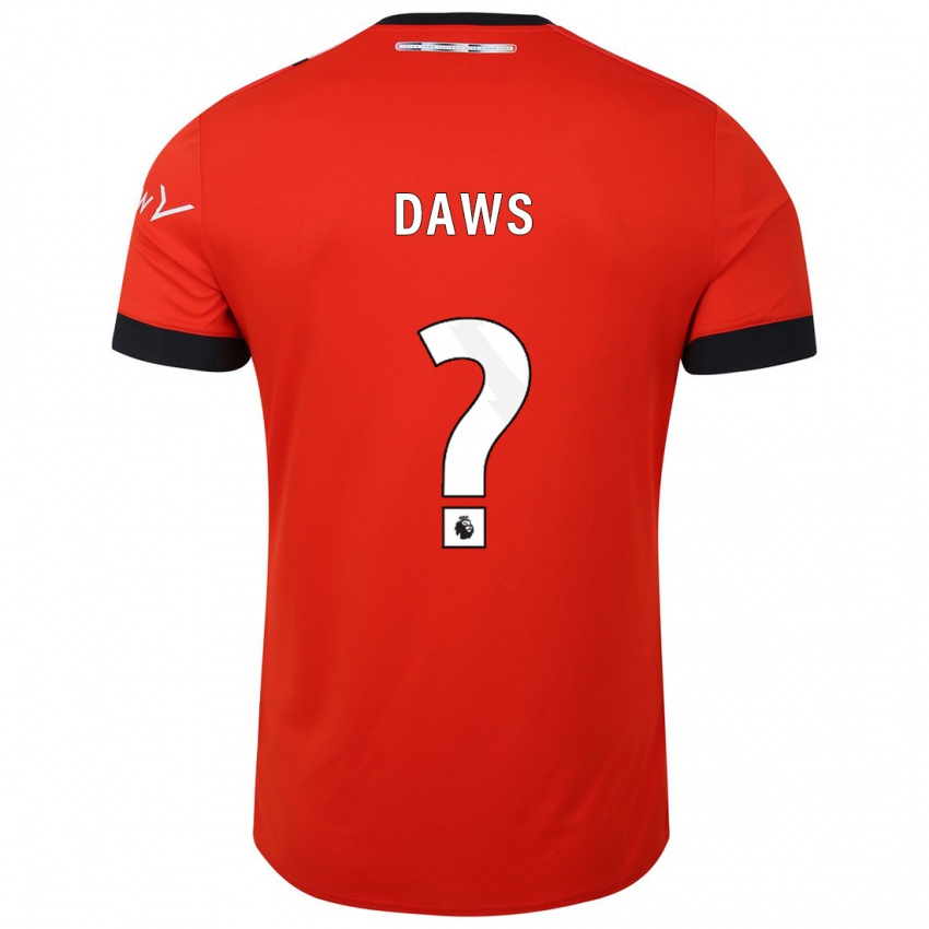 Kinder Marcus Daws #0 Rot Heimtrikot Trikot 2023/24 T-Shirt Schweiz