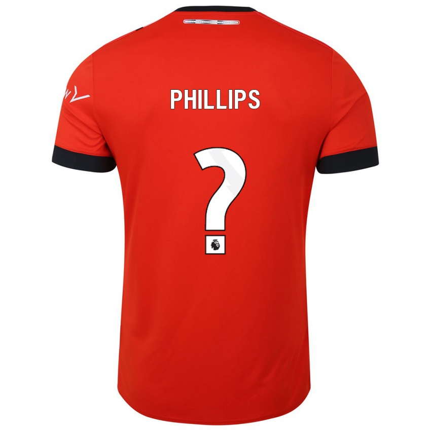 Kinder Josh Phillips #0 Rot Heimtrikot Trikot 2023/24 T-Shirt Schweiz