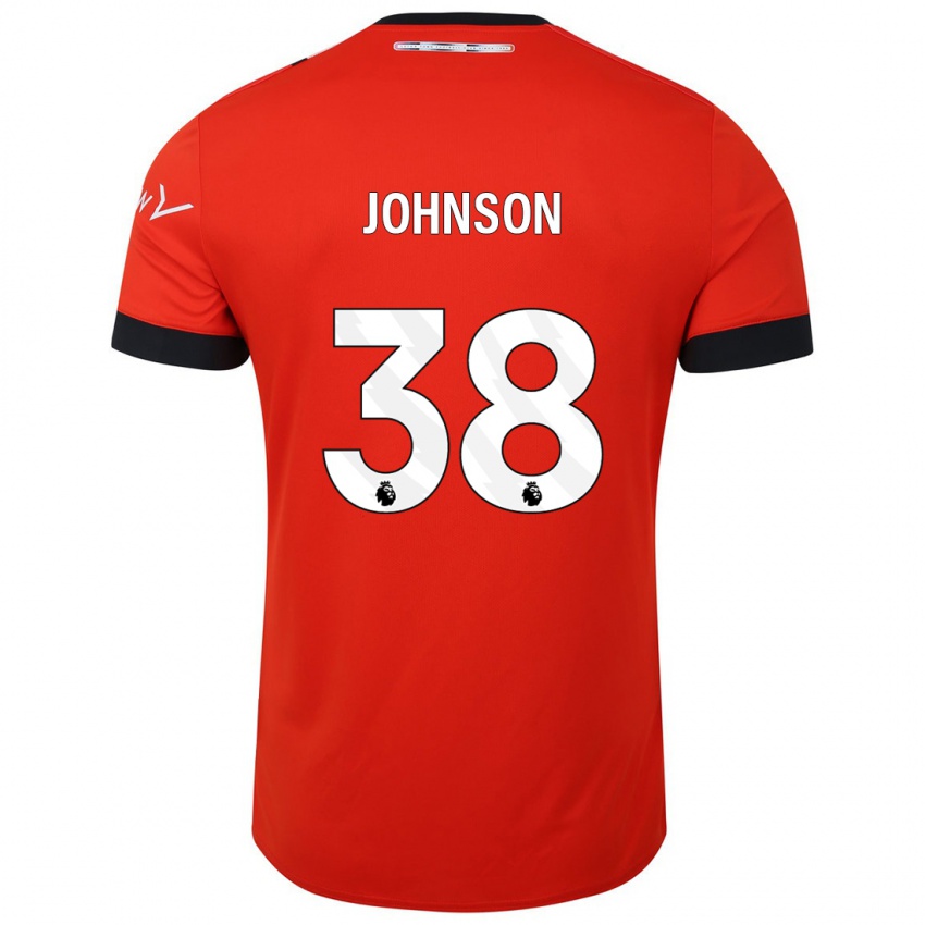 Kinder Joe Johnson #38 Rot Heimtrikot Trikot 2023/24 T-Shirt Schweiz