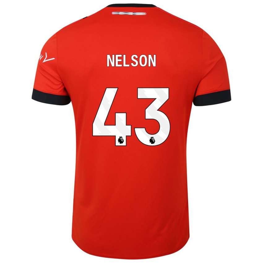 Kinder Zack Nelson #43 Rot Heimtrikot Trikot 2023/24 T-Shirt Schweiz